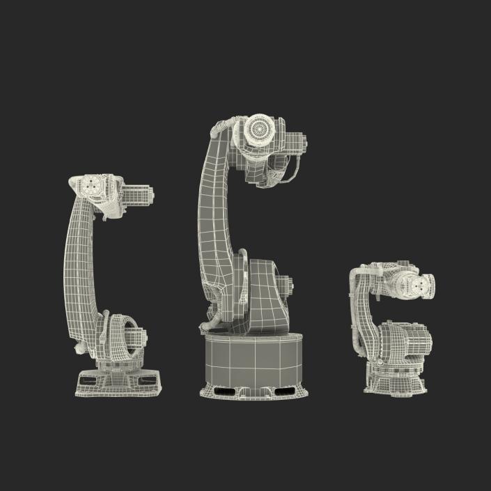 3D Kuka Robots Rigged Collection 5