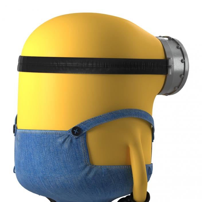3D Short Two Eyed Minion Pose 2 model