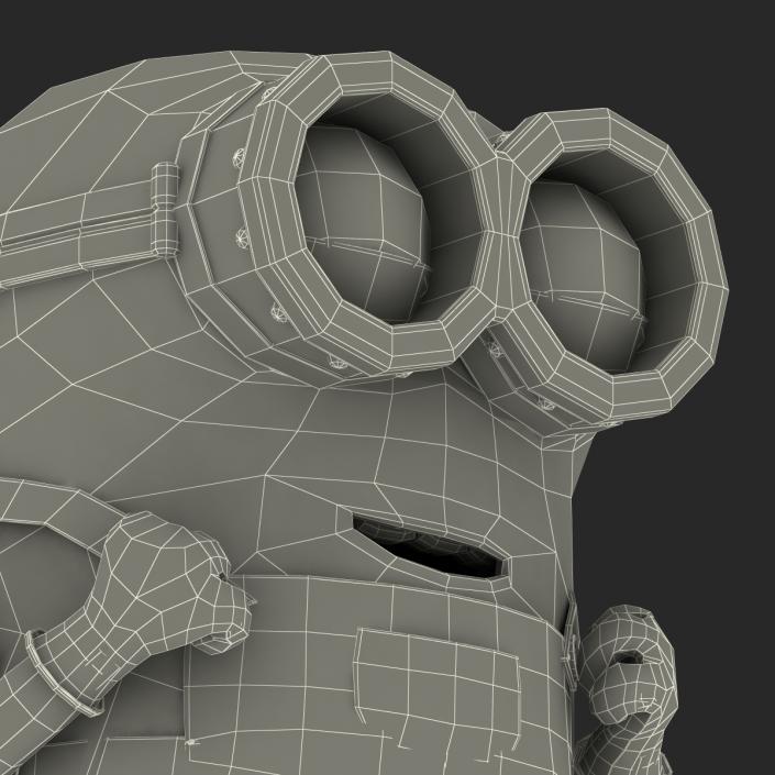 3D Short Two Eyed Minion Pose 3 model