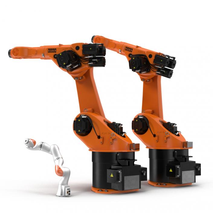 3D Kuka Robots Rigged Collection 7
