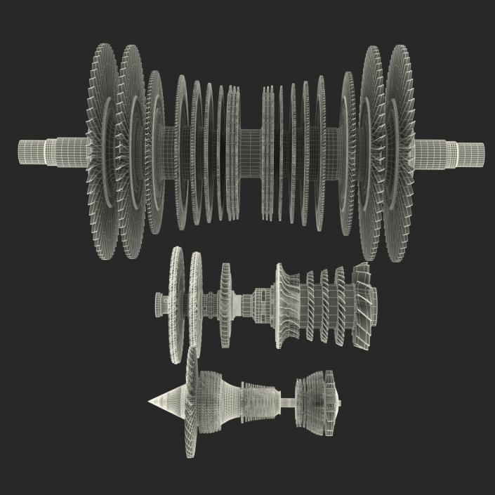Turbines Collection 3D model