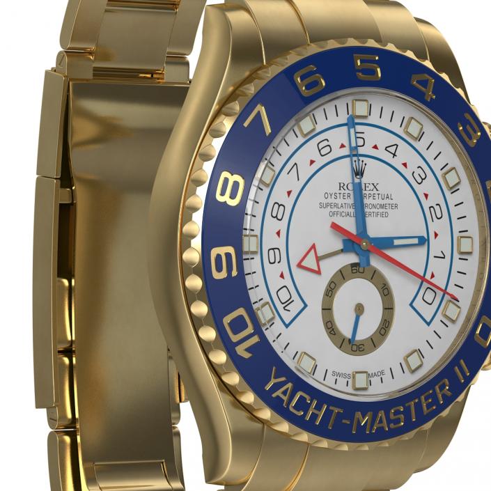 Rolex Yachtmaster II Yellow Gold 3D