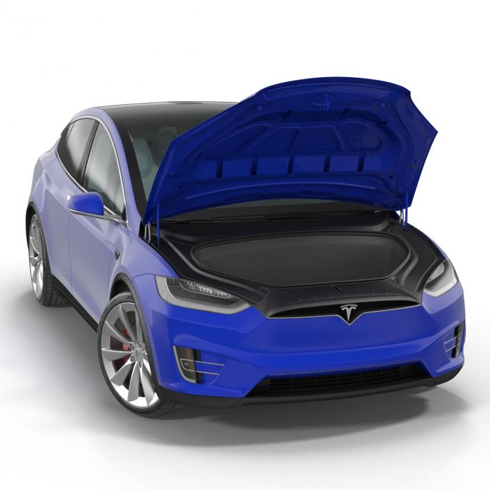 3D Tesla Model X model