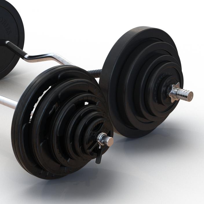 Barbells Collection 3D model
