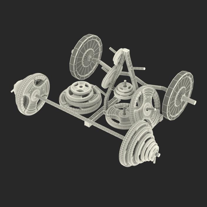 3D Barbells Collection 2