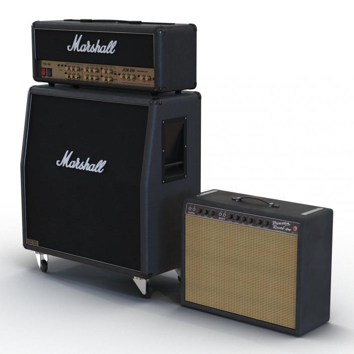 3D Guitar Amplifiers Collection model