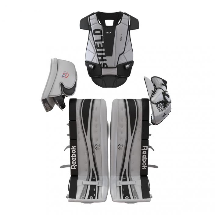 3D Hockey Goalie Protection Kit model