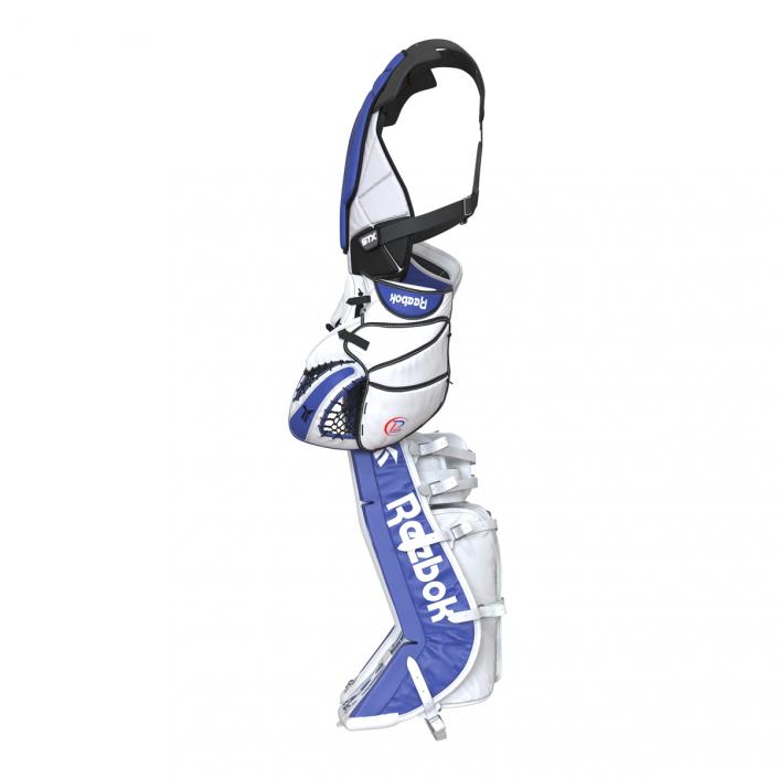 3D Hockey Goalie Protection Kit Blue model