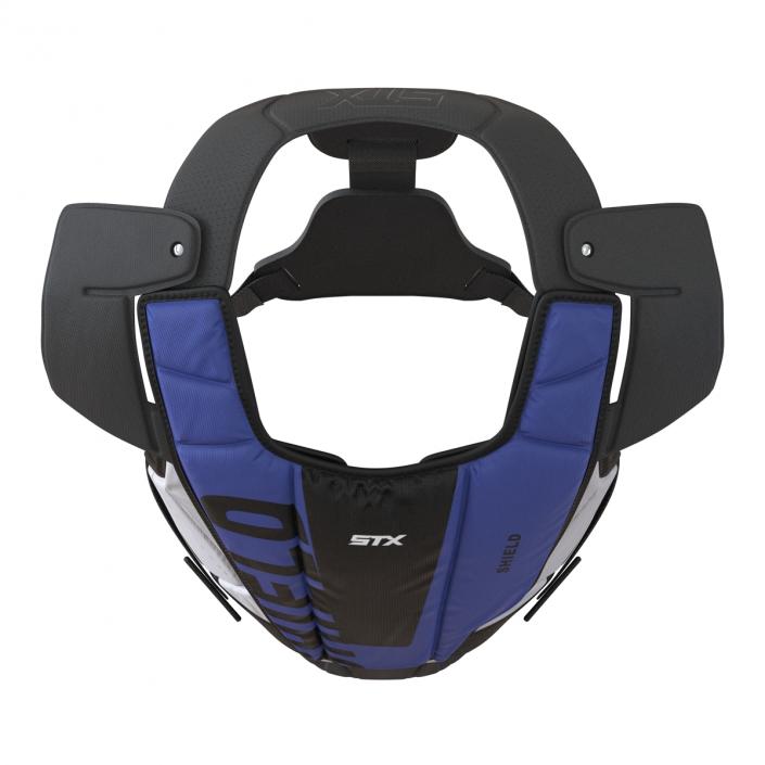 3D Hockey Goalie Protection Kit Blue model