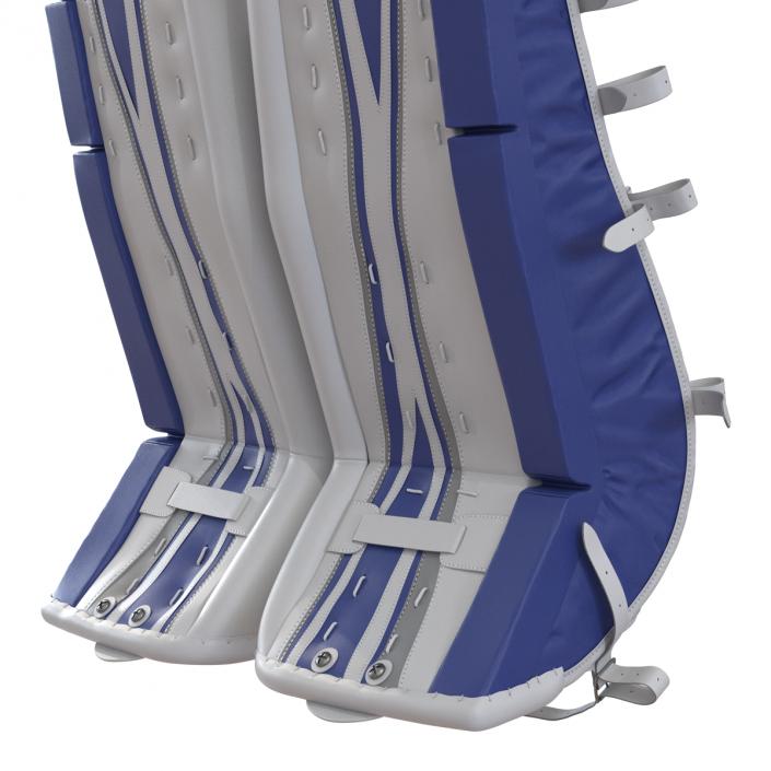 3D Hockey Goalie Protection Kit Generic Blue 2 model