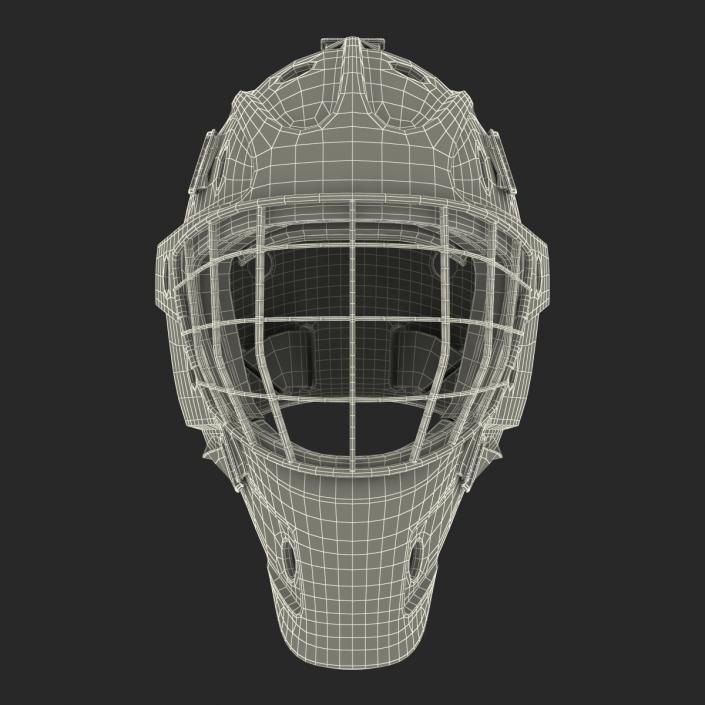 3D Hockey Goalie Protection Kit Generic Blue 2 model