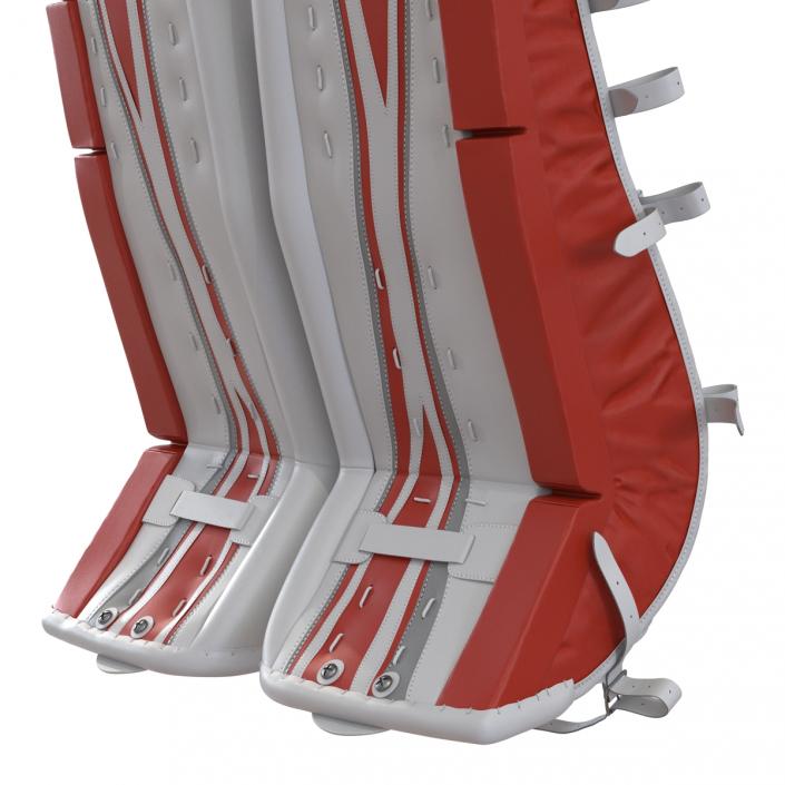 Hockey Goalie Protection Kit Generic Red 2 3D