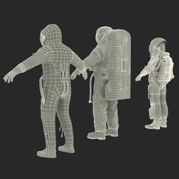 Space Suits Collection 3 3D model