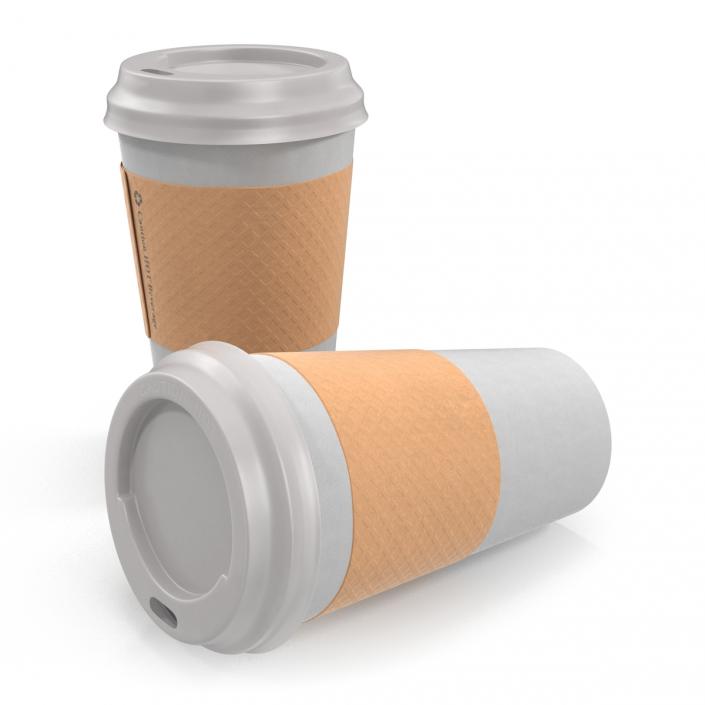 To Go Cup With Sleeve Generic 3D model
