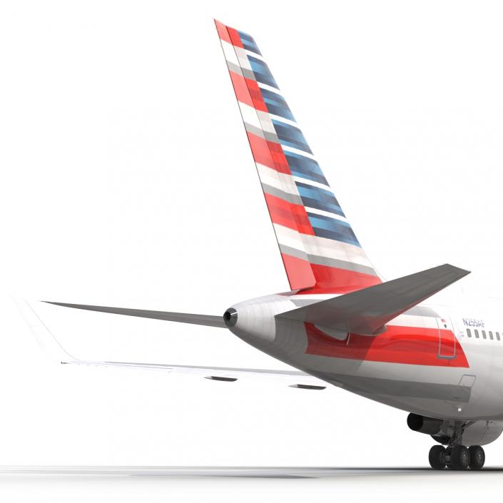 Boeing 767-200ER American Airlines 3D model