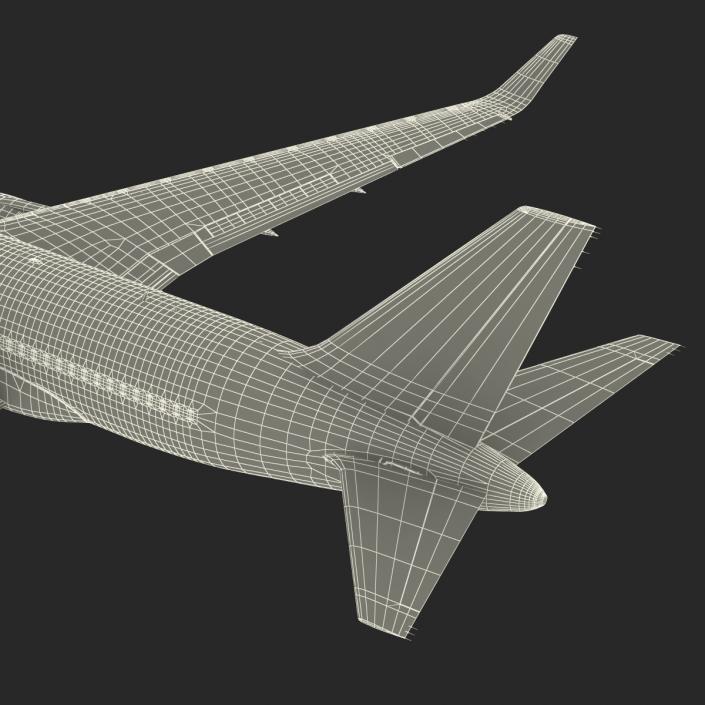 3D Boeing 767-200ER American Airlines Rigged