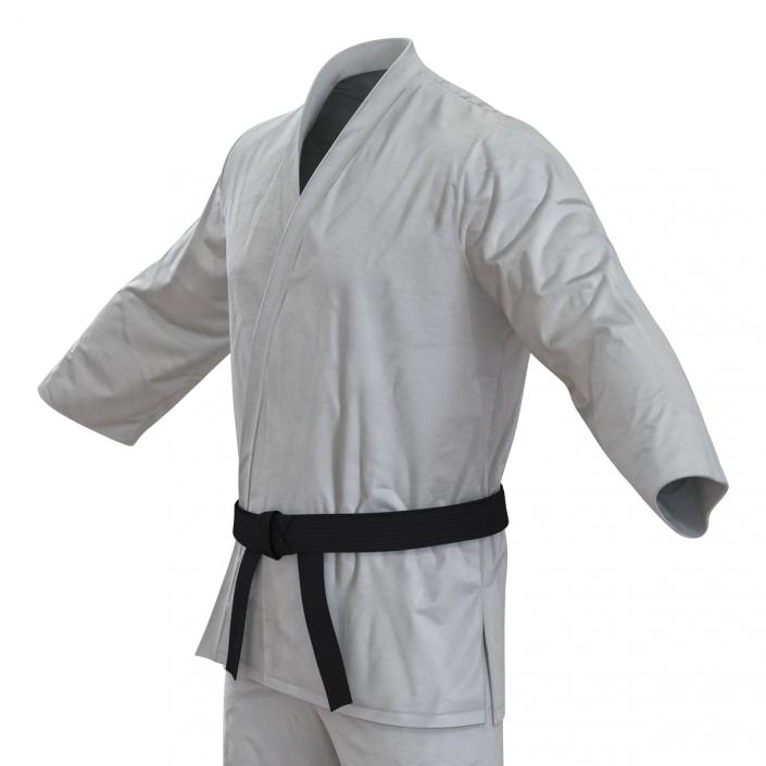 Karate White Suit 3D