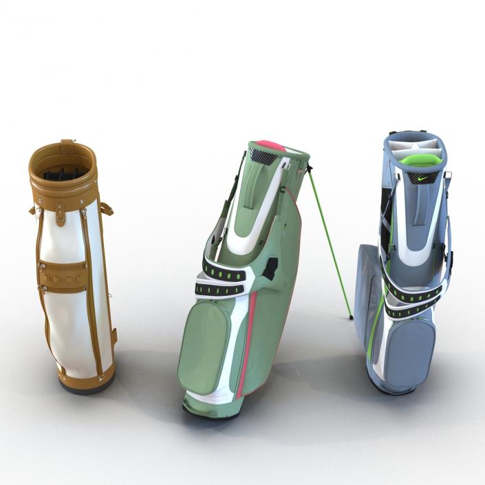Golf Bags Collection 3 3D
