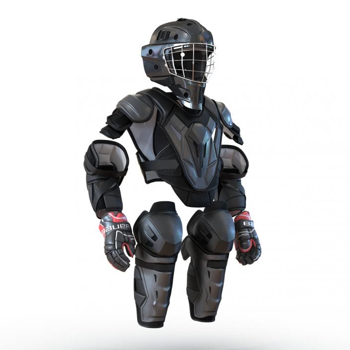 3D Hockey Protective Gear Kit 2 model