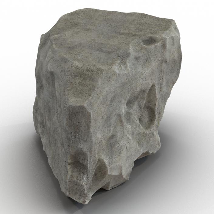 3D Concrete Chunk 4