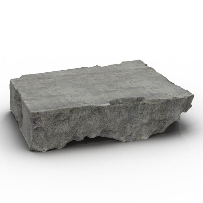 3D Concrete Chunk 6