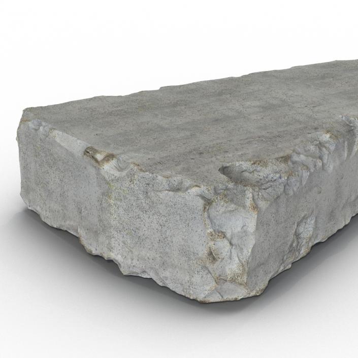 3D Concrete Chunk 7