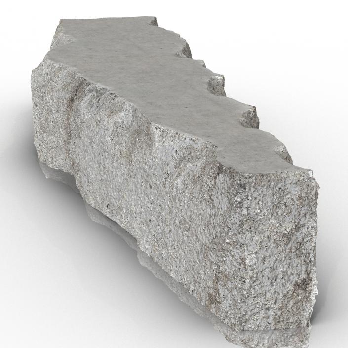 3D Concrete Chunk 9