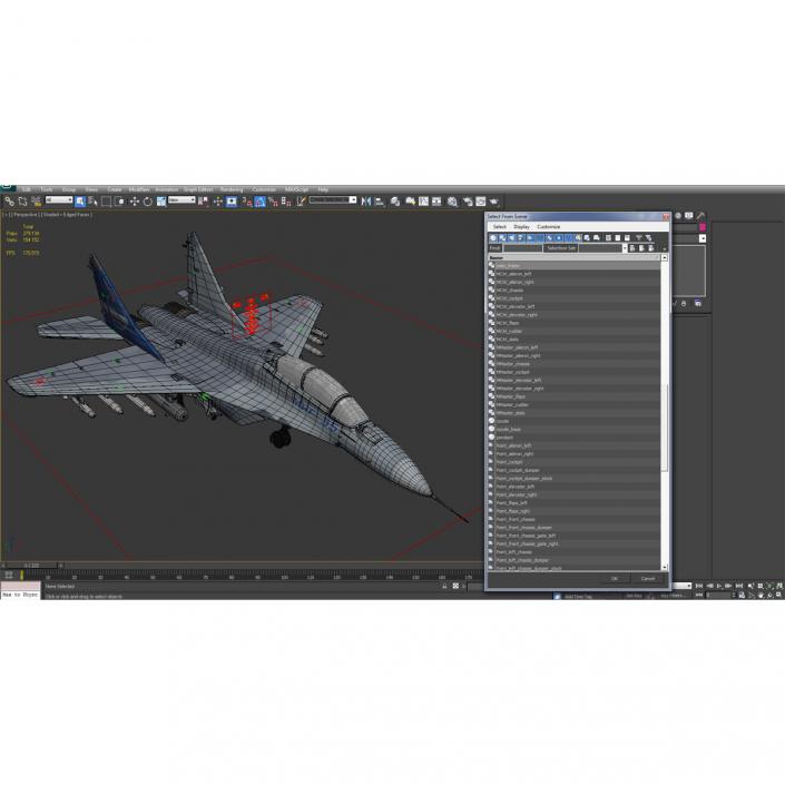 3D Russian Jet Fighter Mikoyan MiG-35 Rigged