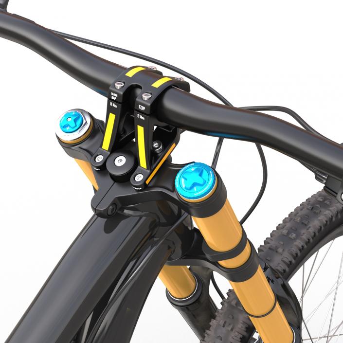 3D Mountain Bike Generic Rigged model