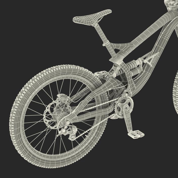 3D Mountain Bike Generic Rigged model