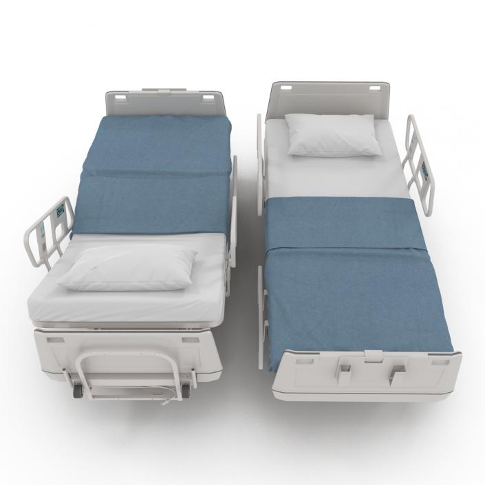 3D Hospital Bed Set