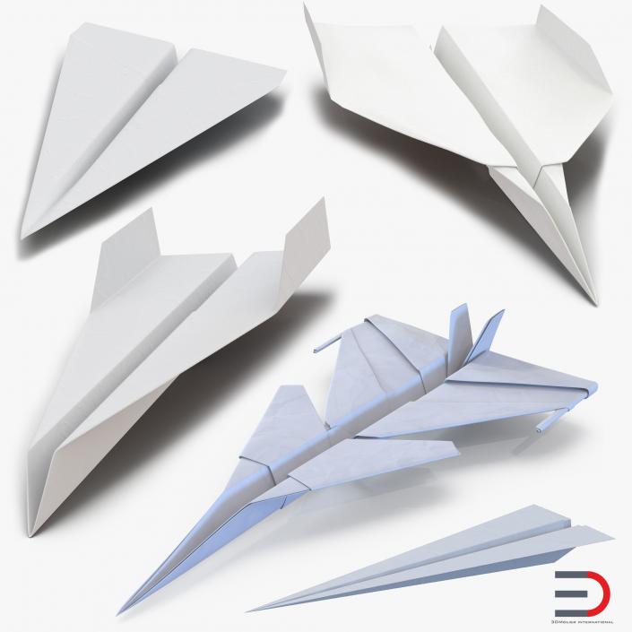 3D model Paper Planes Collection 2