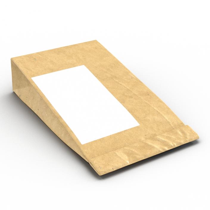 3D model Ground Coffee Bag Paper 2