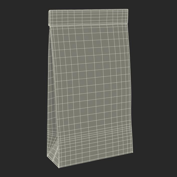 3D model Ground Coffee Bag Paper 2