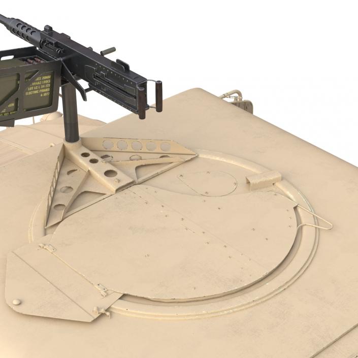 3D High Mobility Multipurpose Wheeled Vehicle Humvee Desert
