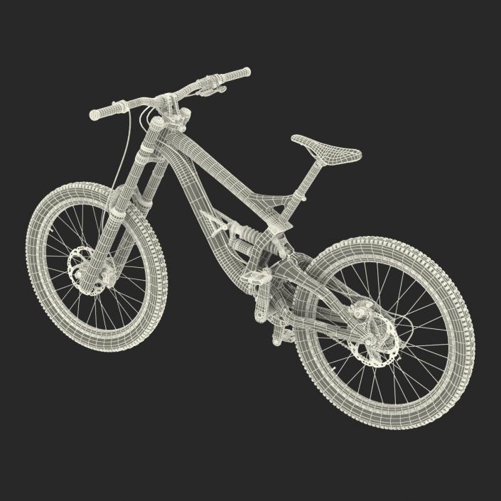 Mountain Bike GT Fury White 3D