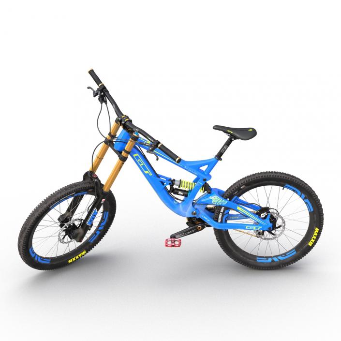 3D Mountain Bike GT Fury Blue