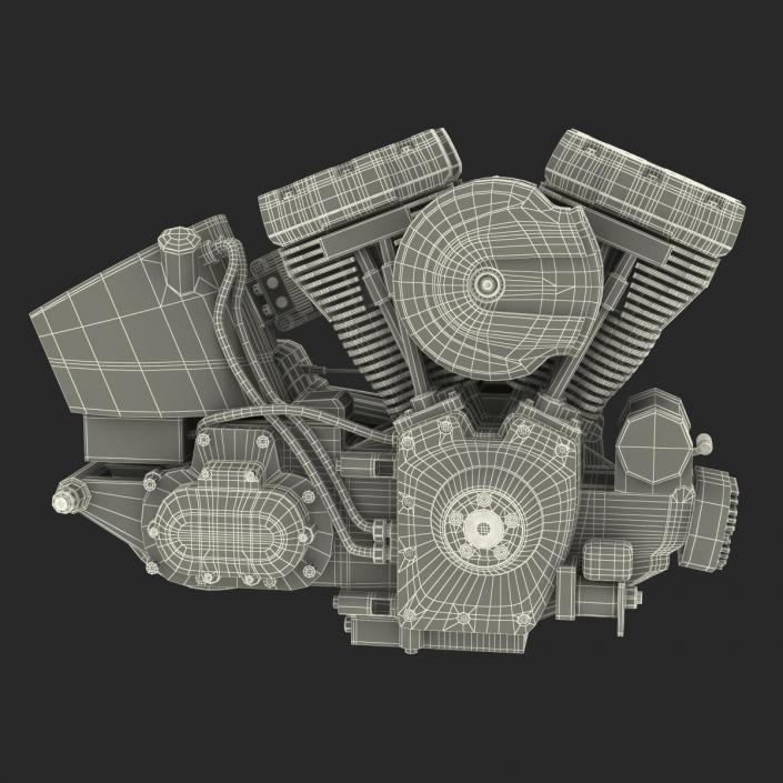 Motorcycle Engine 3 3D model