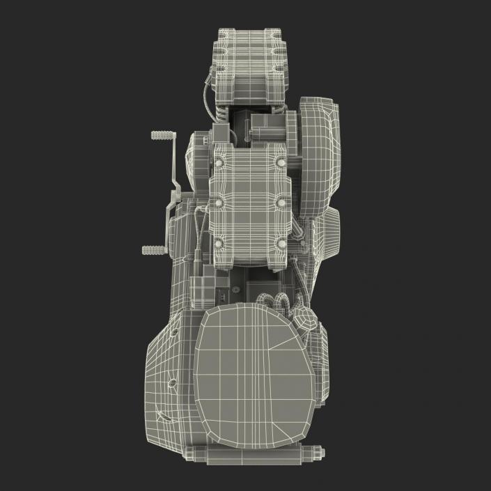 Motorcycle Engine 3 3D model