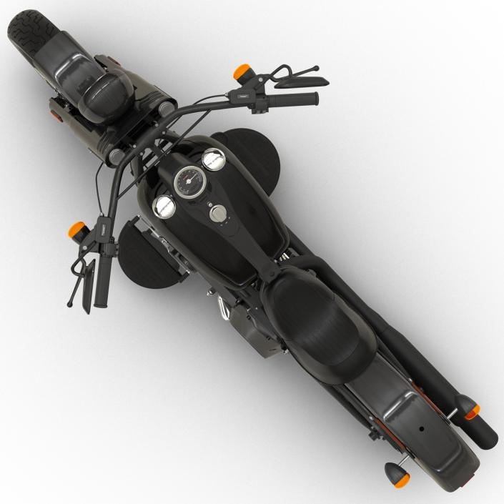 3D Harley Davidson Softail Slim 2016 model