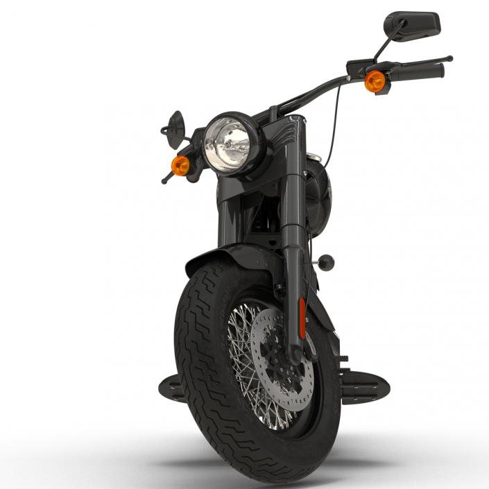 3D model Harley Davidson Softail Slim 2016 Rigged