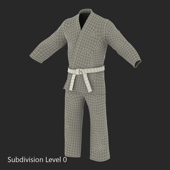 Karate Black Suit 3D