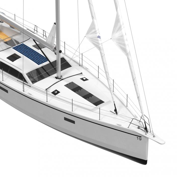 Offshore Sailing Yacht 3D
