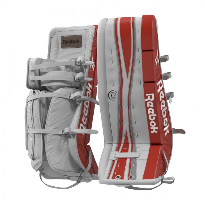 Hockey Goalie Leg Pads Reebok 3D model
