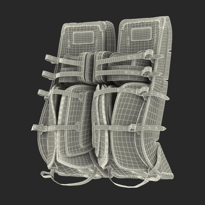 Hockey Goalie Leg Pads Reebok 3D model