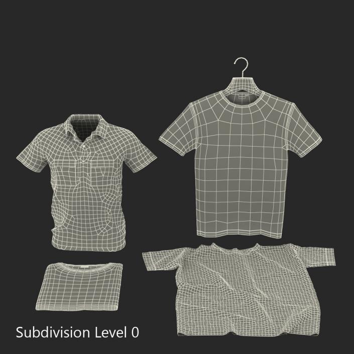 T-Shirts 3D Models Collection 3D model