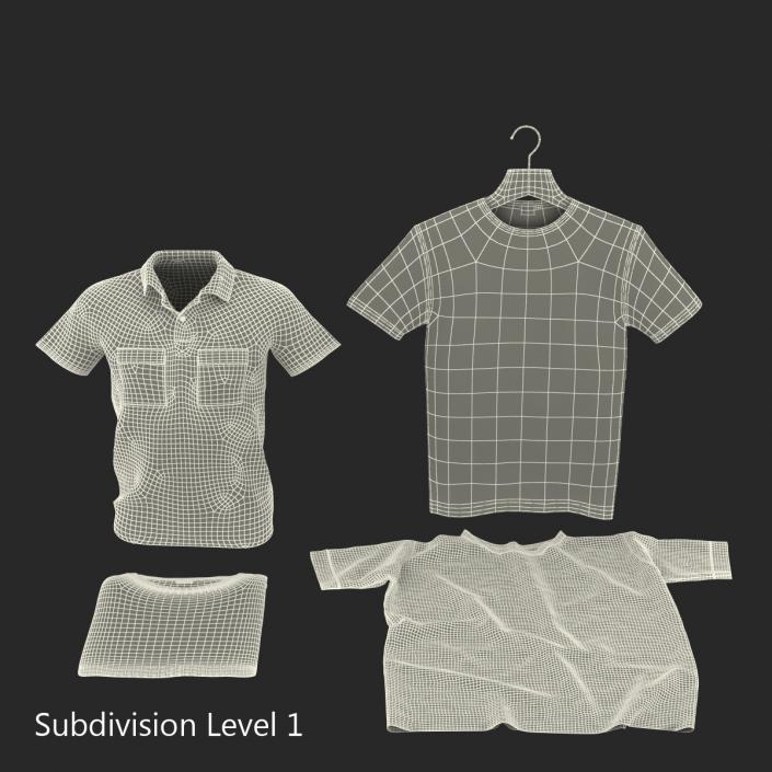 T-Shirts 3D Models Collection 3D model