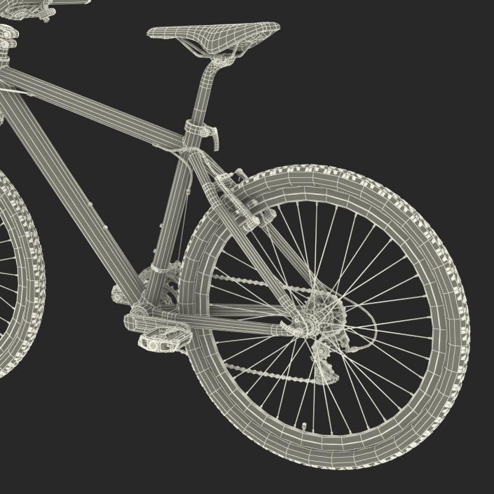 3D model Mountain Bike Generic 2 Rigged