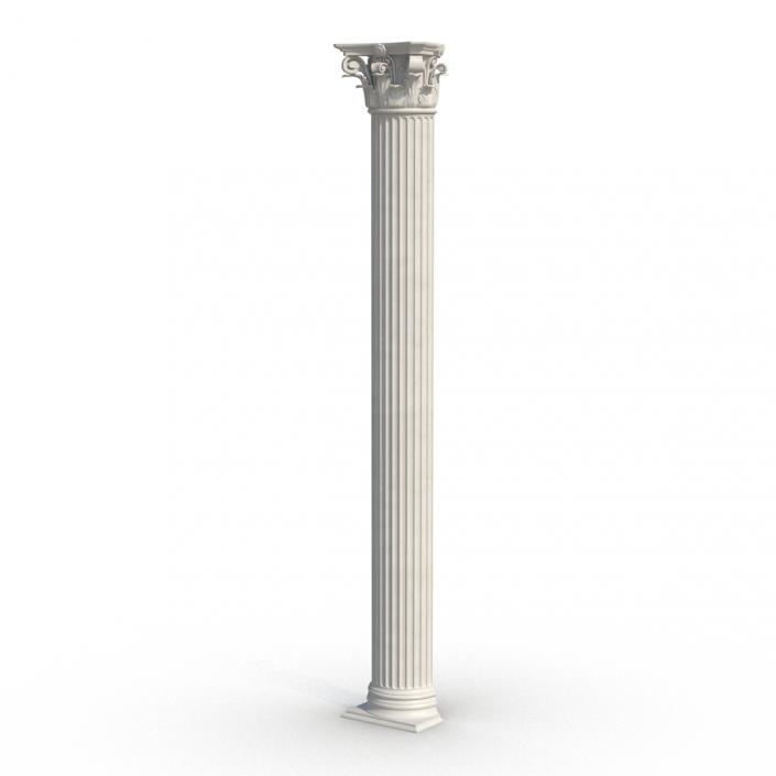 Column Corinthian Greco Roman 3D model