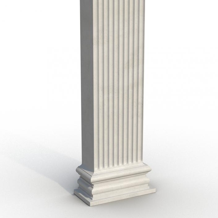 3D Column Corinthian Greco Roman 2